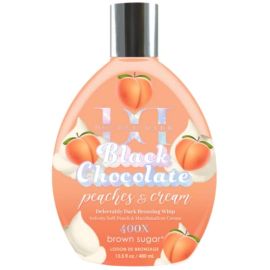 Tan Incorporated Double Dark Black Chocolate Peaches & Cream Bottle 400ml (2023)