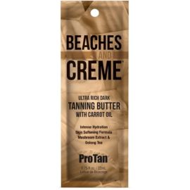 Pro Tan Beaches & Creme Ultra Rich Dark Tanning Butter with Carrot Oil Sachet 22ml (2023)