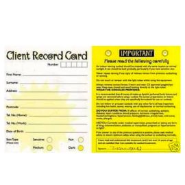 Bliss Client Record Cards 100 Pack (2023)