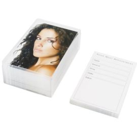 Brunette Hair Appointment Cards (100)