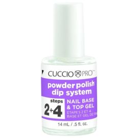 Cuccio Powder Polish Nail Base & Top Gel 14ml (Step 2 & 4)