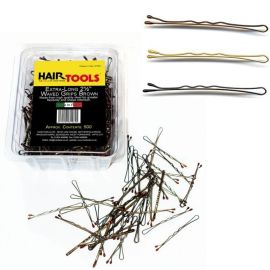 Hair Tools 2.5" Extra Long Waved Grips Brown (500)