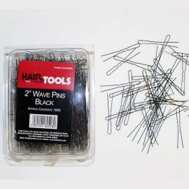 Hair Tools 2" Wave Pins Black x1000