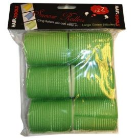 Hair Tools Snooze Rollers - Large Green 48mm (Pk6)