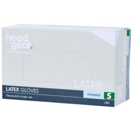 Head Gear Disposable Latex SMALL Gloves (Powdered) 100