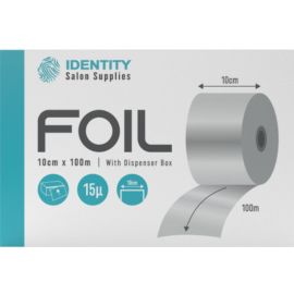 Identity Regular Foil 100mm x 100m - Silver