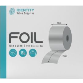 Identity Regular Foil 100mm x 250m - Silver