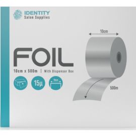 Identity Regular Foil 100mm x 500m - Silver