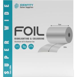 Identity Super Wide Foil 150mm x 500m - Silver