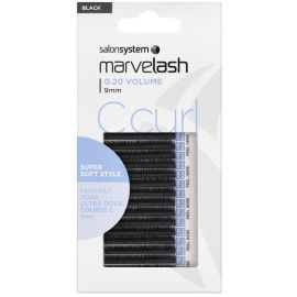 Salon System Marvelash C Curl 0.20 9mm (Volume) Black
