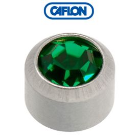 Caflon Stainless Polished Regular (May) Birth Stone Pk12