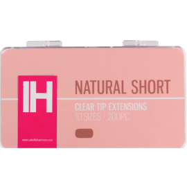Izabelle Hammon Clear Tip Extensions | Natural Short 200PC