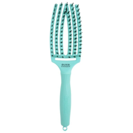 Olivia Garden Mint Medium Fingerbrush - Boar & Nylon Brush