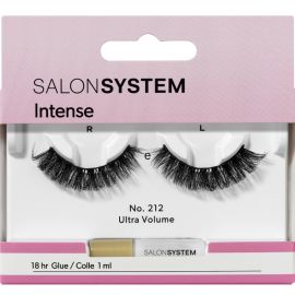 Salon System Strip Lashes - 212  Black (INTENSE)