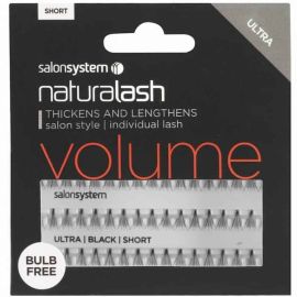 Salon System Individual Lash Black - Short (VOLUME) Bulb Free