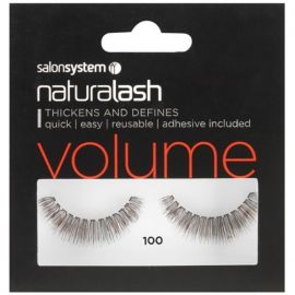 Salon System Naturalash Strip Lashes - 100 Black (VOLUME)