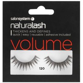 Salon System Naturalash Strip Lashes - 120 Black (VOLUME)
