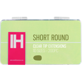 Izabelle Hammon Clear Tip Extensions | Short Round 200PC
