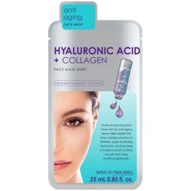 Skin Republic Face Sheet Mask Hyaluronic Acid + Collagen 25ml