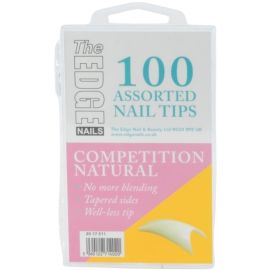 The Edge Nails COMPETITION NATURAL (100 Assorted Pack)