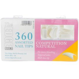 The Edge Nails COMPETITION NATURAL (360 Assorted Pack)