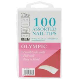 The Edge Nails OLYMPIC Nail Tips - (100 Assorted Pack)