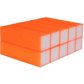 The Edge Neon Orange Sanding Block 4-Way 10pk
