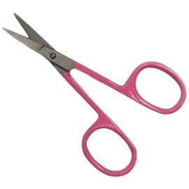 The Edge Pink Cuticle Curved Nail Scissors