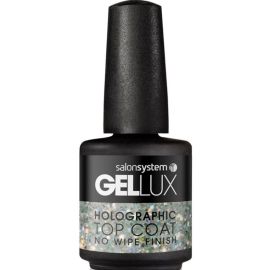 Gellux Holographic Top Coat No Wipe 15ml