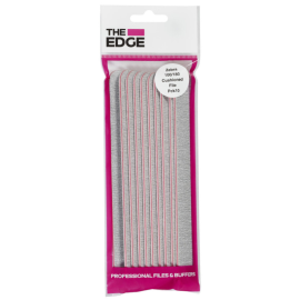 The Edge Zebra Cushioned File 100/180 Grit 10pk