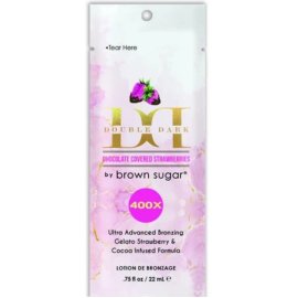 Tan Incorporated Double Dark Chocolate Covered Strawberries Sachet 22ml