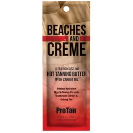 Pro Tan Beaches & Creme Ultra Rich Sizzling Hot Tanning Butter with Carrot Oil 22ml (2023)