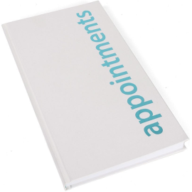 Agenda Appointment Book - 3 Column White