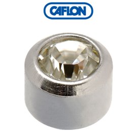 Caflon Stainless Polished Regular (April) Birth Stone Pk12