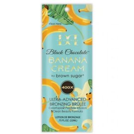 Tan Incorporated Double Dark Black Chocolate Banana Cream Sachet 22ml (2023)