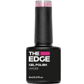 The Edge Gel Polish 8ml - The Ballet Pink Glitter