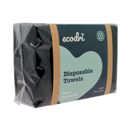 Ecodri Disposable Towels - Black Pk of 50