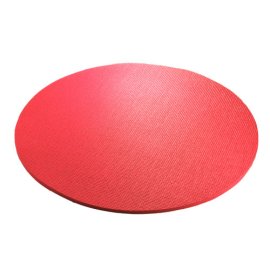 Floor Mat Round Foam - Red