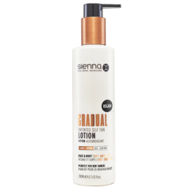 Sienna X GRADUAL Untinted Self Tan Lotion 200ml
