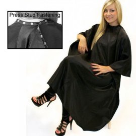 Hair Tools Black Unisex Gown (with Poppers)