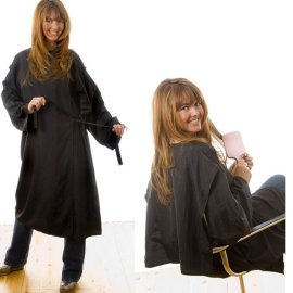 Hair Tools Kimono Gown Black
