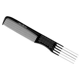 Head Jog Metal Pin Comb 204 Black