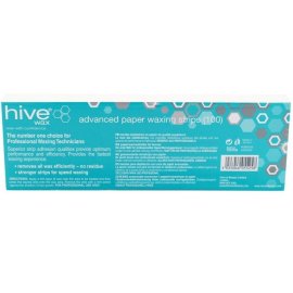 Hive Advanced Paper Waxing Strips x100 (22.5cm x 7.5cm)