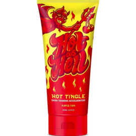 Rapid Tan Hot As Hell Tingle Tanning Lotion Bottle 200ml