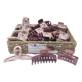 Head Jog Straw Clips Display Deal - Nude Blush (18Pc)