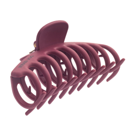 Head Jog Straw Claw Clip - Mulberry