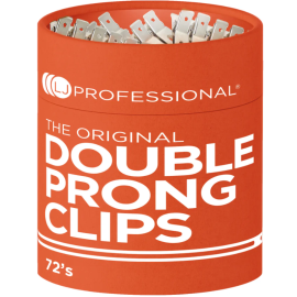 LJ Professional Double Prong Curl Clips x72