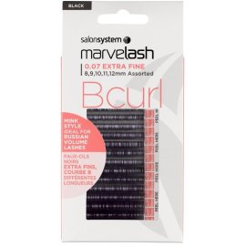 Salon System Marvelash B Curl 0.07 Assorted 8