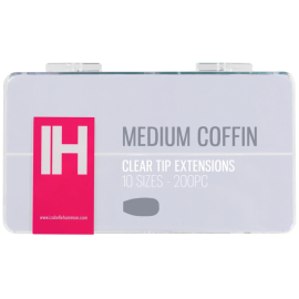 Izabelle Hammon Clear Tip Extensions | Medium Coffin 200PC
