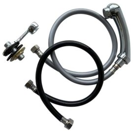 Non-Drip Shower Spray Hose and Holder 